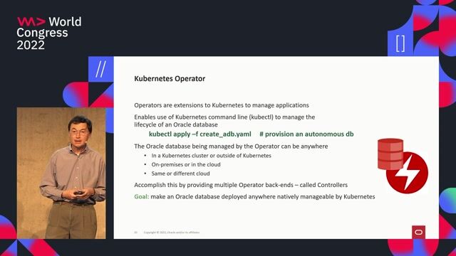 Managing any Oracle database with a Kubernetes operator