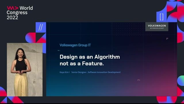 Design as an algorithm, not as a feature