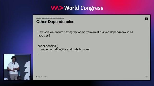 Centralizing dependencies with version catalogs