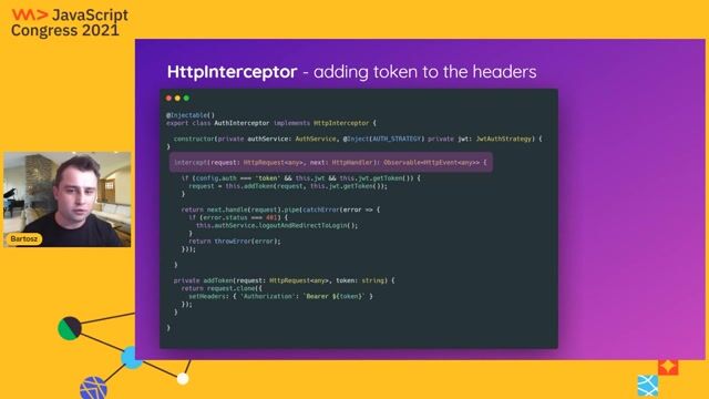 Implementing authorization with interceptors and middlewares