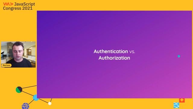 Differentiating between authentication and authorization