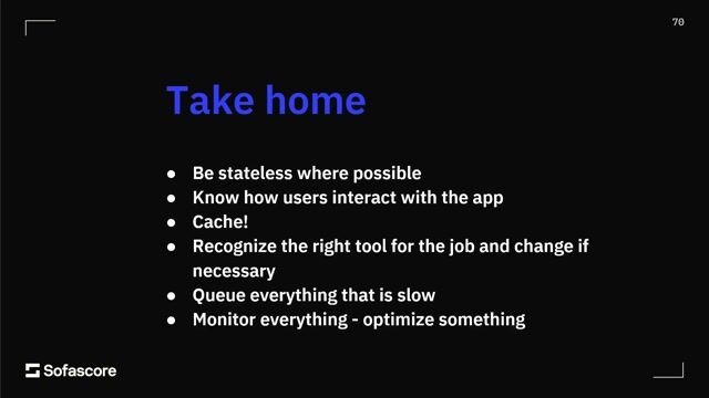 Key principles for building scalable and efficient infrastructure