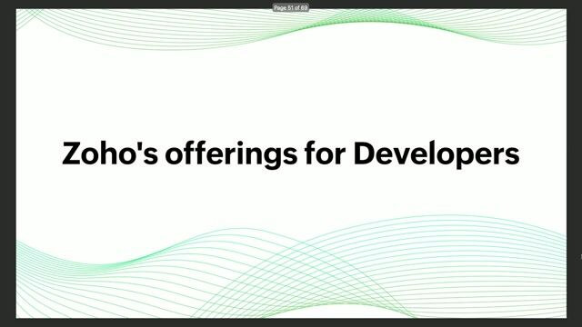 Exploring Zoho's suite of developer tools
