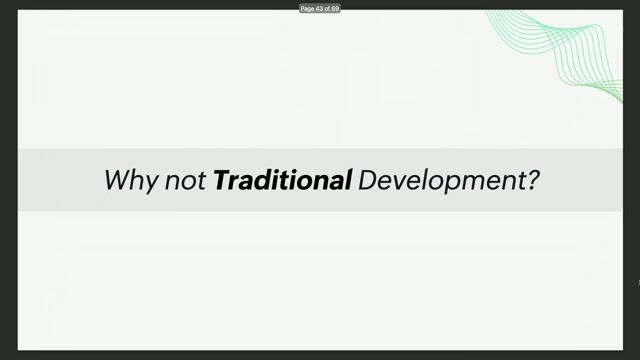 Transitioning from traditional to modern development approaches