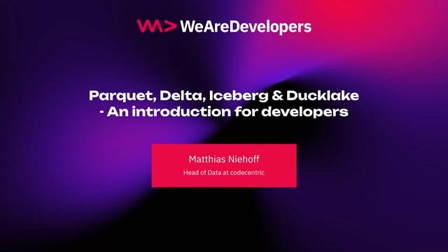 Introduction to analytical data formats for software developers thumbnail