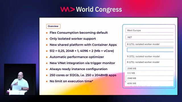 Flex plan features, limits, and VNet challenges