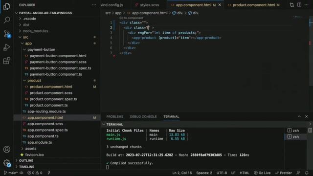Arranging components with the Tailwind grid system