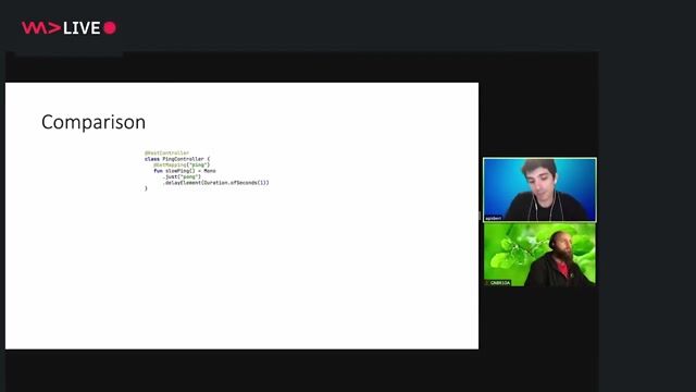 Comparing WebFlux and MVC performance under memory constraints
