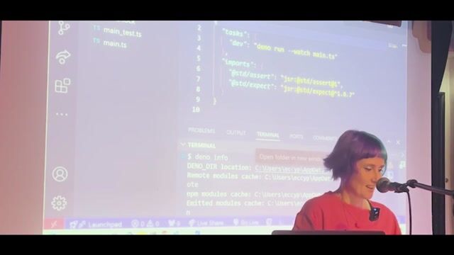 Using Deno's built-in development tooling