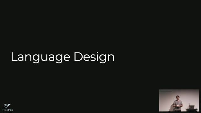 Fundamental principles of language design