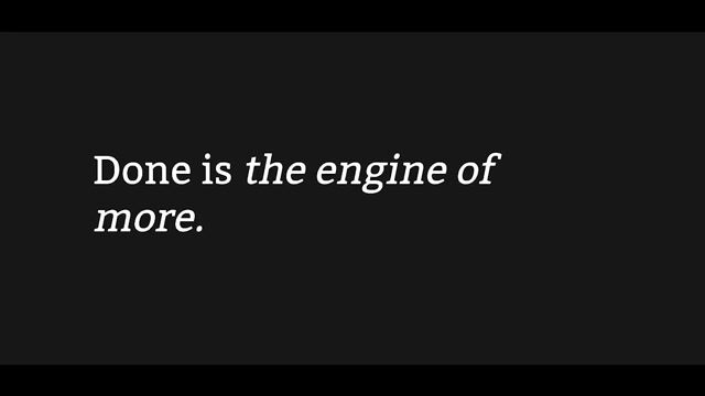 How finishing projects creates powerful momentum