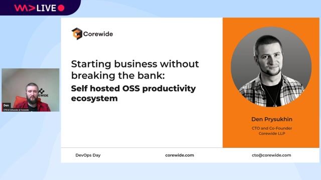 Starting business without breaking the bank: Self hosted OSS productivity ecosystem