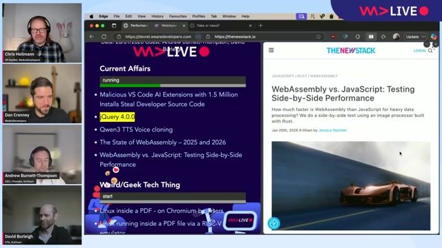 Understanding hardware performance advantages of WebAssembly code thumbnail