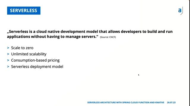 Serverless Architectures with Spring Cloud Functions and Knative thumbnail