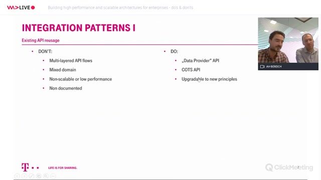 Core principles for integrating with legacy systems