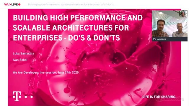 Building high performance and scalable architectures for enterprises
