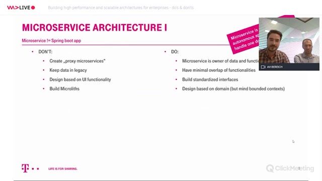 Defining true microservices with data ownership and DDD