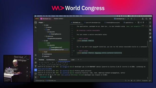 Integrating a database with automatic dev services