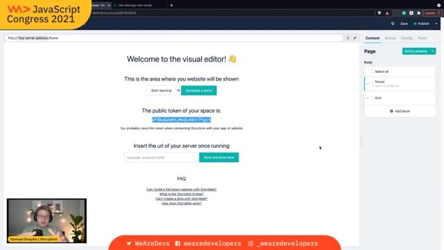 Configuring the real-time visual editor preview