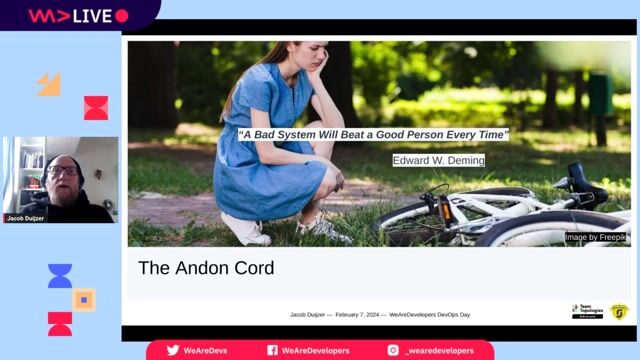 Using tools like the Andon Cord and health checks