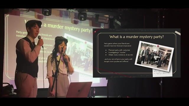 Automating a murder mystery party for an immersive experience
