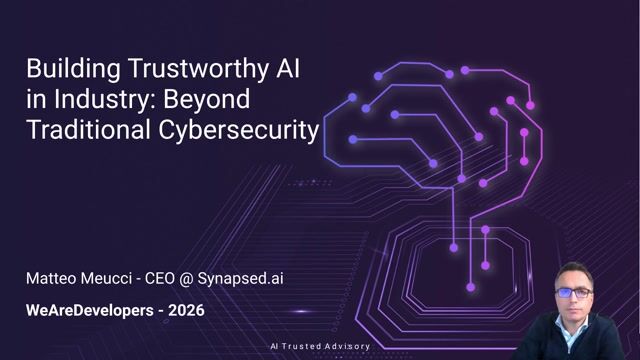 Moving from secure software behavior to trustworthy AI thumbnail