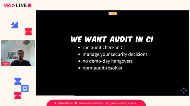 Managing security alerts with the npm-audit-resolver tool