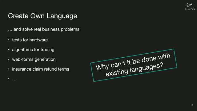 Langium: Design your own language in Node.js and VS Code