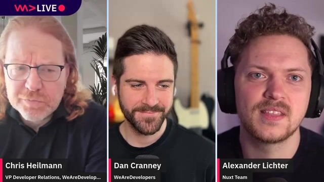WeAreDevelopers LIVE - Whats Nuxt and Next for app development, 20 years AJAX and more thumbnail