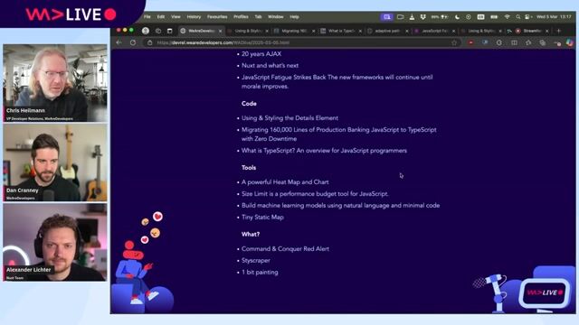 Showcasing useful libraries and fun web games