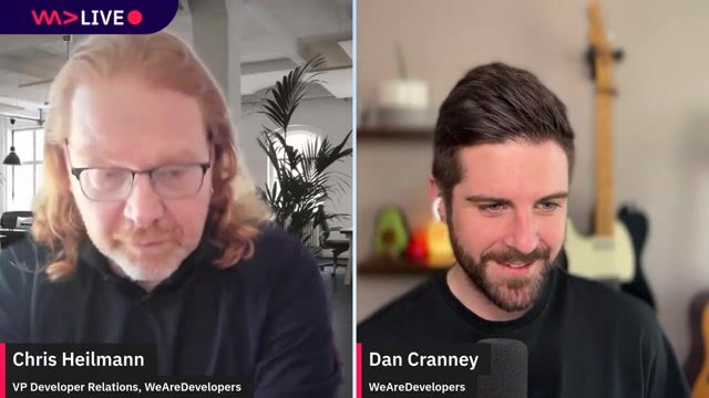 Chris Heilmann, Daniel Cranney & Alexander Lichter - WeAreDevelopers LIVE - Whats Nuxt and Next for app development, 20 years AJAX and more
