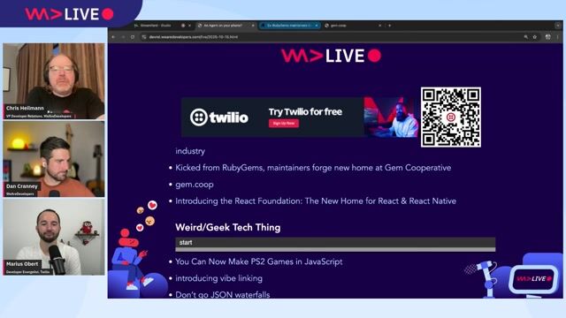 Examining open source governance for Ruby and React