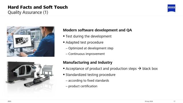 Adapting quality assurance for hardware-dependent software