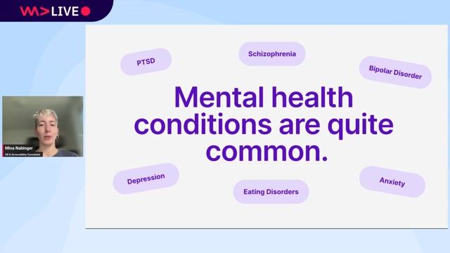 Design patterns for neurodiversity and mental health