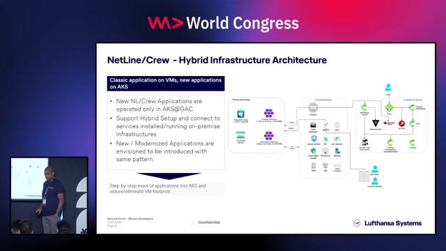 Operating a hybrid infrastructure during transition