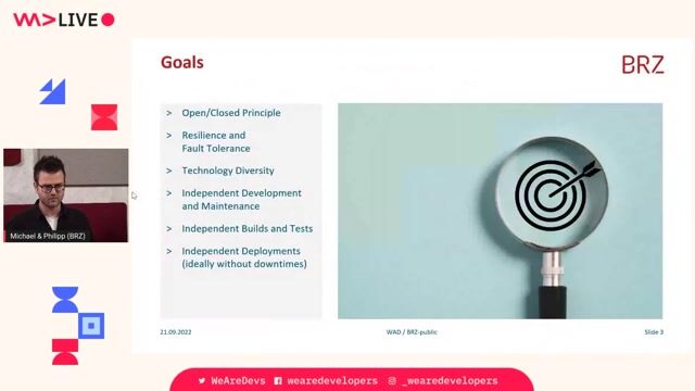 Defining key architecture goals for a microservices system