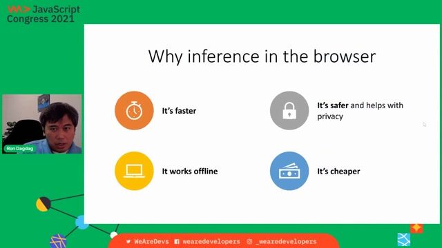 Performing inference in the browser with ONNX Runtime Web