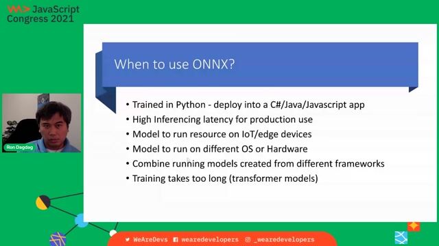 When to use ONNX for your machine learning projects