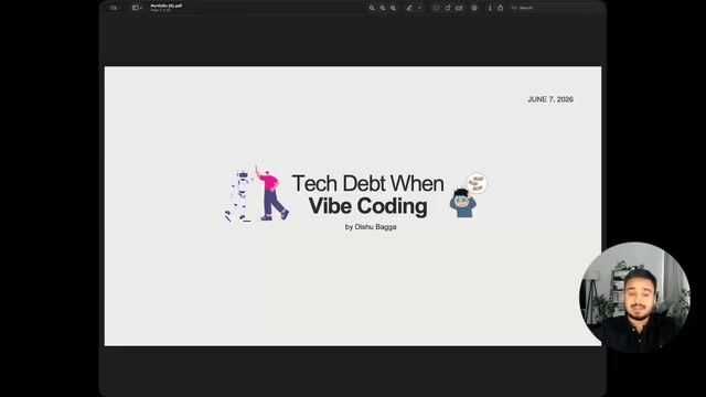 Technical Debt when Vibe coding