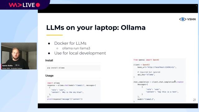 Streamlining local development with the Ollama tool