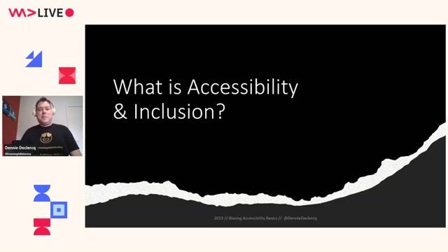 Defining accessibility and the principles of inclusive design