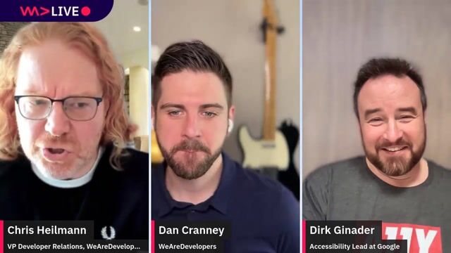 WeAreDevelopers LIVE - Can AI save Accessibility?; Horrid HTML; The Frontend Treadmill and more