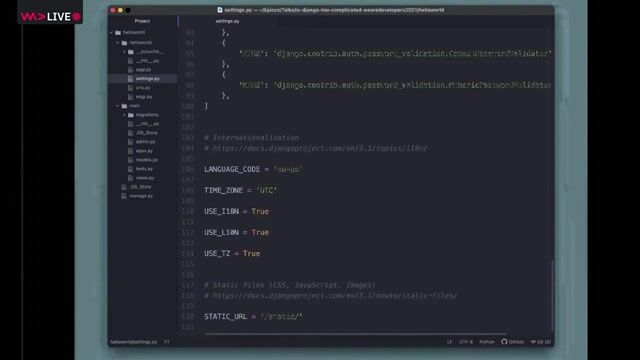Comparing Django and Flask by lines of code