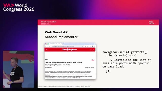 Cross-engine support for the Web Serial API thumbnail