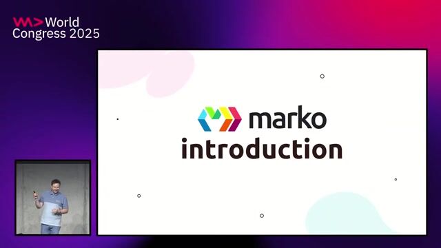 A first look at Marko.js syntax and components