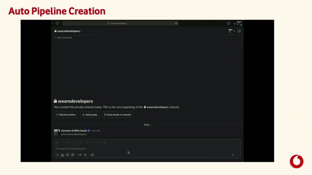 The first platform solution using a Slack bot