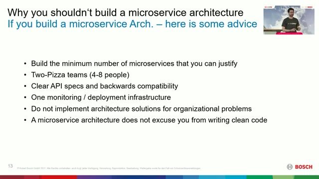 Practical advice for building a microservice architecture