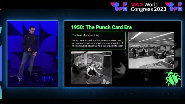 The 1950s era of punch card programming