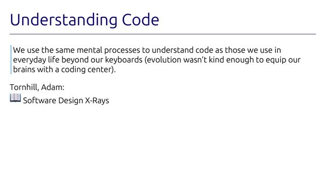 How mental models influence code interpretation