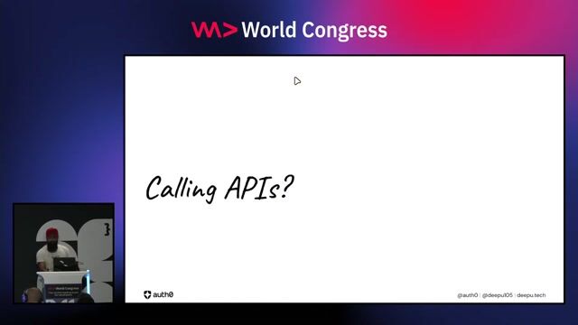 Securing third-party API calls using OAuth federation
